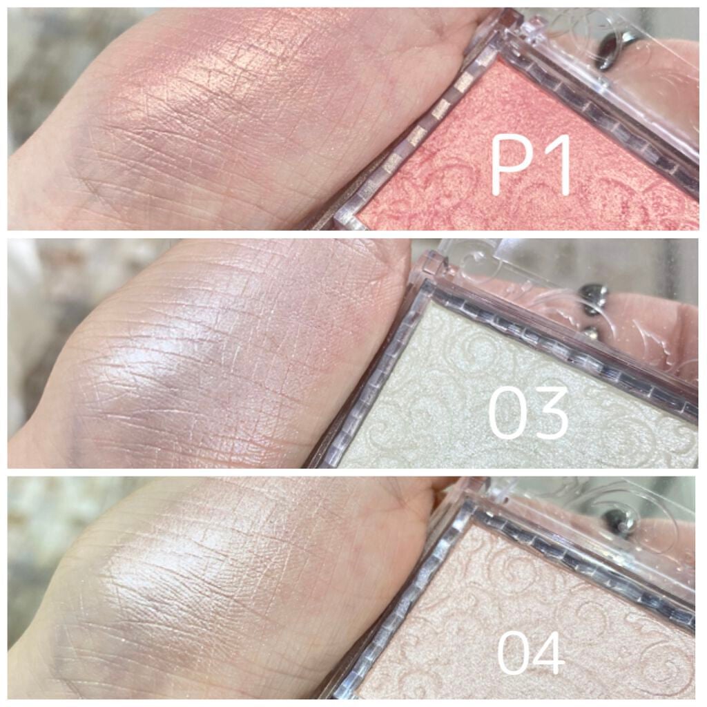 パールグロウハイライト/CEZANNE/パウダーハイライトを使ったクチコミ(3枚目)