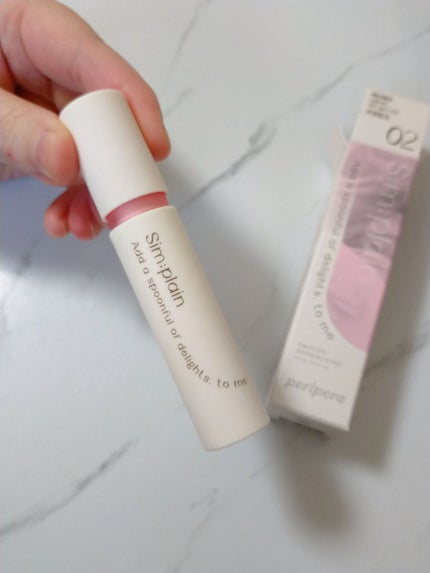 シンプレイン ウォーターブラーティント/Sim;plain/リップティントを使ったクチコミ(9枚目)