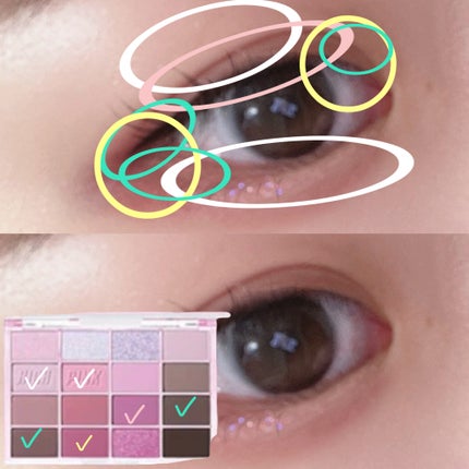 ジルスチュアート アイダイヤモンド グリマー/JILL STUART/グリッターを使ったクチコミ(2枚目)