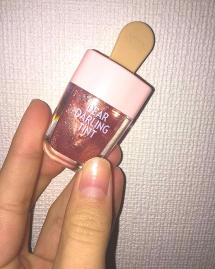 ディアダーリン ウォータージェルティント (アイスティント)/ETUDE/口紅を使ったクチコミ(1枚目)