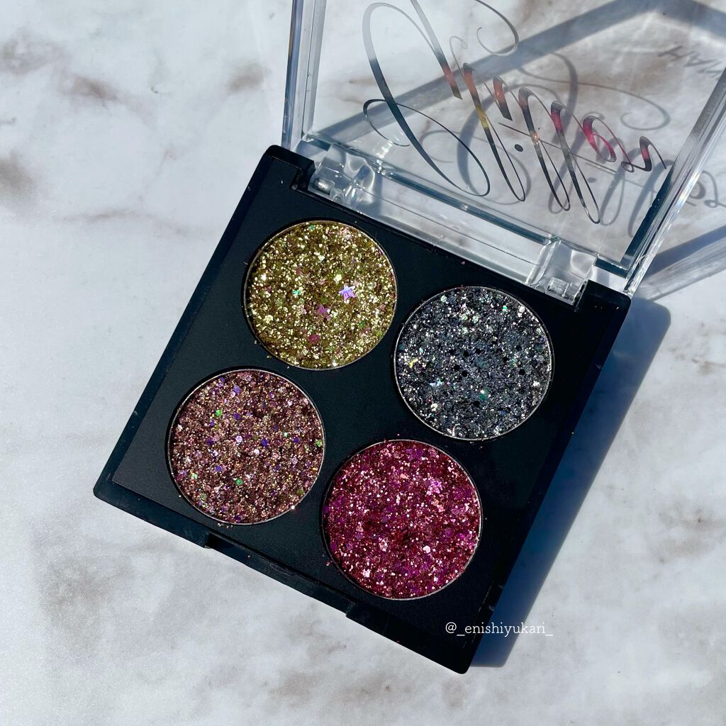 4COLOR GLITTER MIX EYESHADOW HANDAIYAN