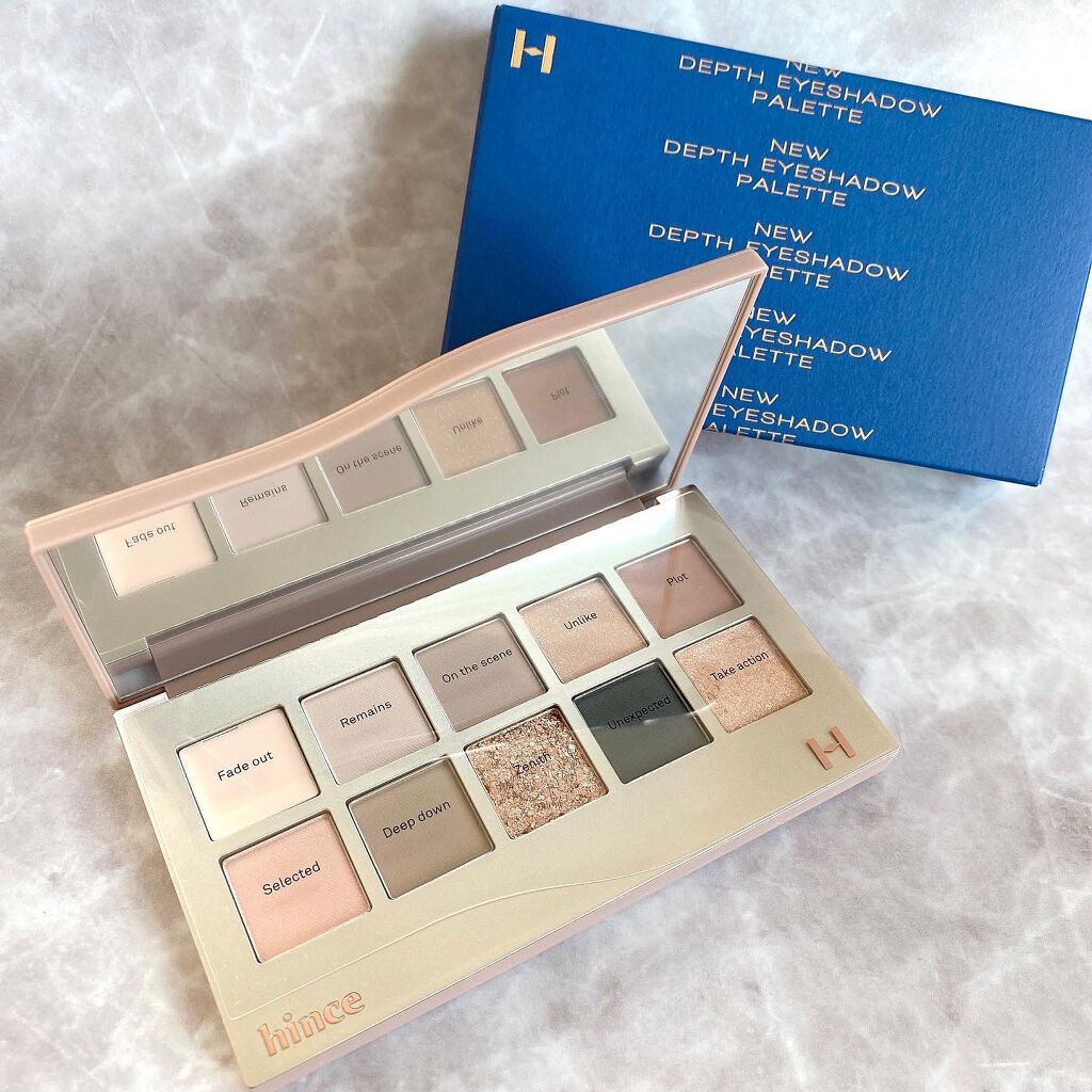 ニューデップスアイシャドウパレット/hince/アイシャドウパレットを使ったクチコミ(10枚目)