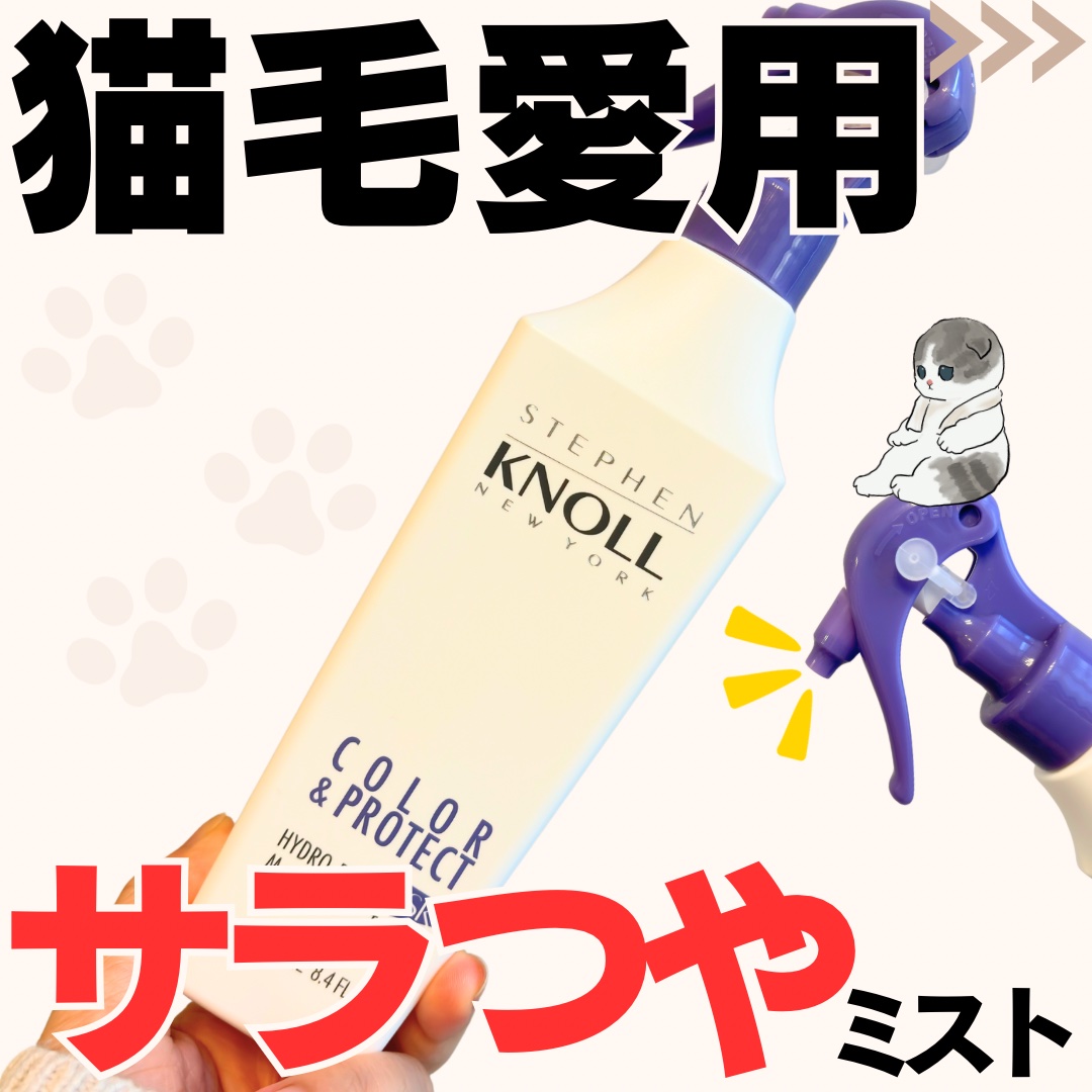 ハイドロリニュー ミスト カラープロテクト/スティーブンノル ニューヨーク/プレスタイリング・寝ぐせ直しを使ったクチコミ（1枚目）