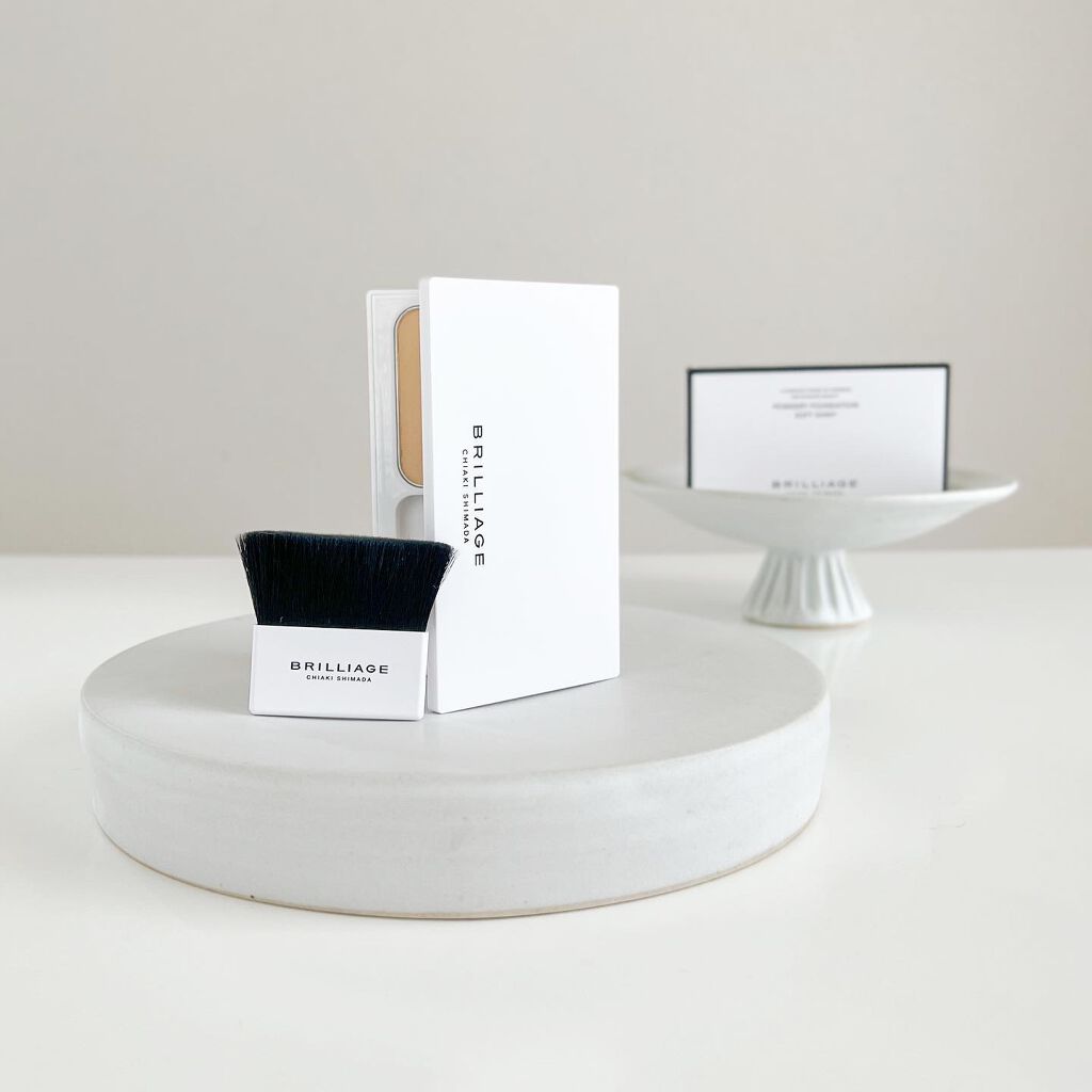 パウダリーファンデーション ソフトシャイニー/ブリリアージュ/パウダーファンデーションを使ったクチコミ(1枚目)
