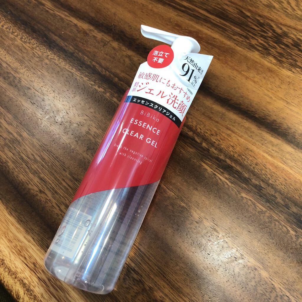 エッセンスクリアジェル/BiBika/その他洗顔料を使ったクチコミ（1枚目）
