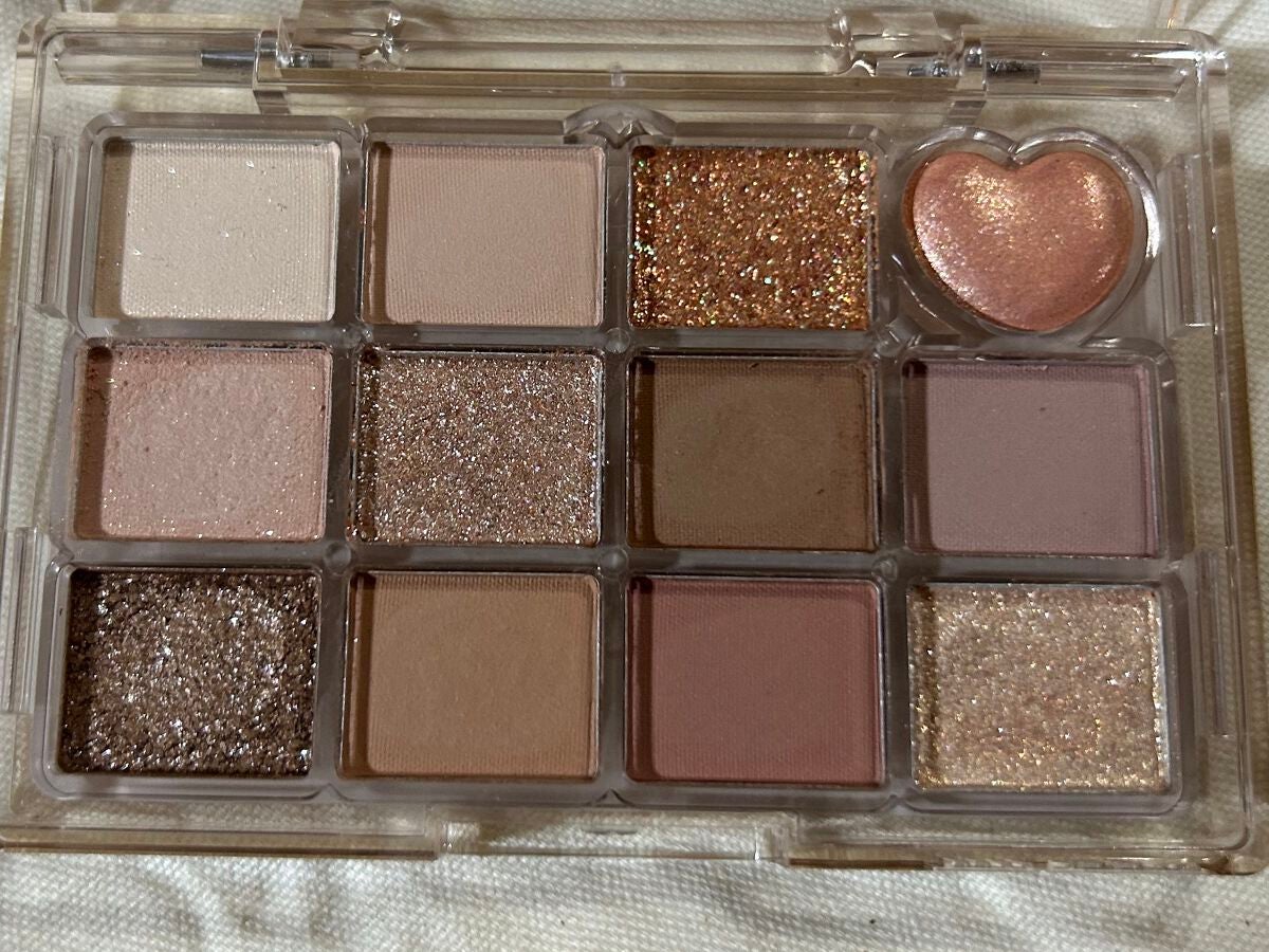 シャイニング12色ミニアイシャドウパレット/jill leen./アイシャドウパレットを使ったクチコミ(1枚目)