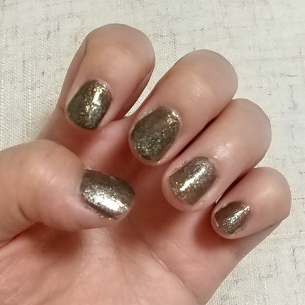 カラフルネイルズ N88 ゴールドオーア/キャンメイク/マニキュアを使ったクチコミ(3枚目)