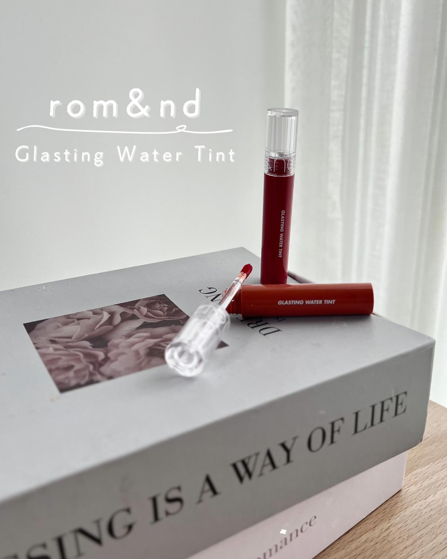 グラスティングウォーターティント/rom&nd/リップティントを使ったクチコミ（1枚目）