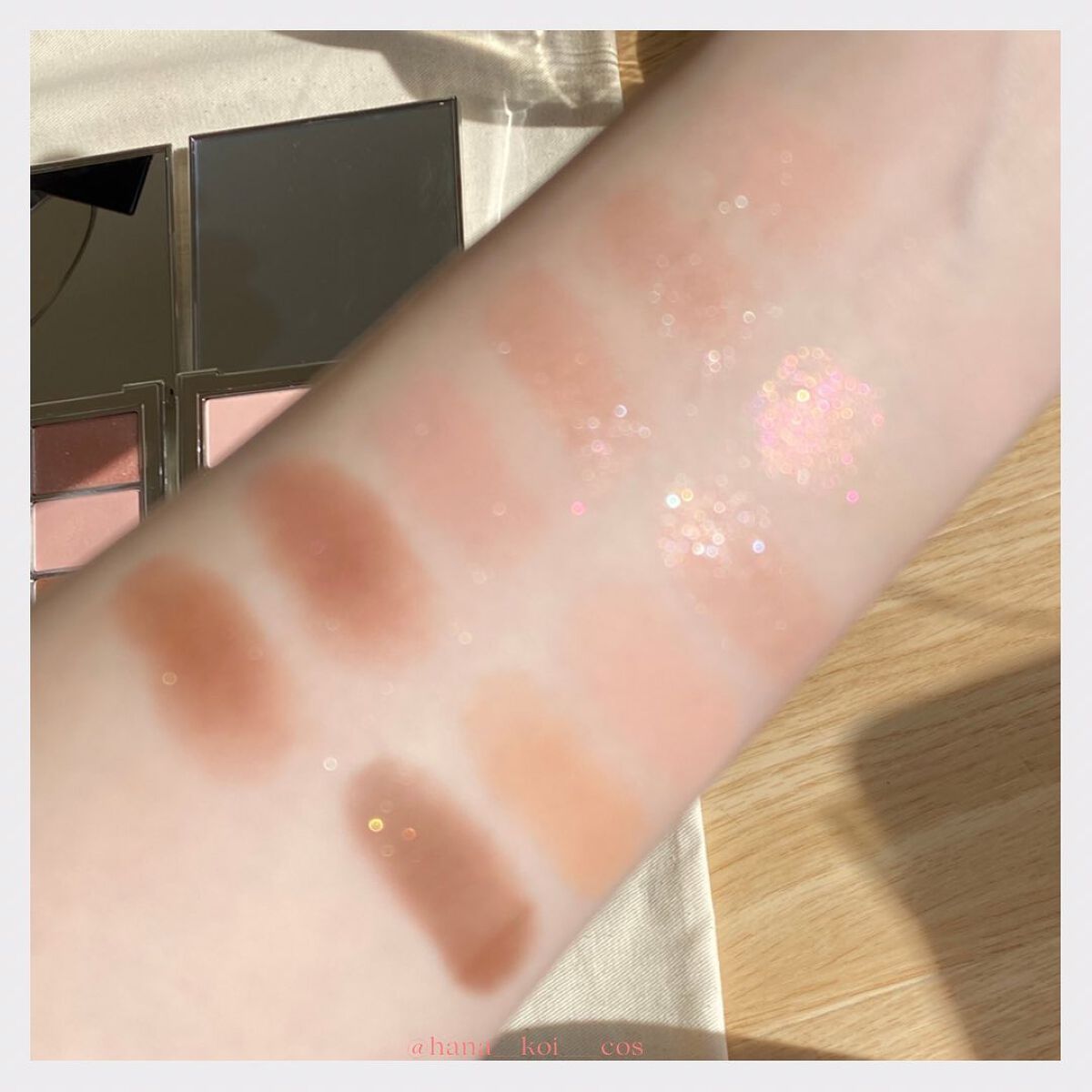 アイ ヴィーガン シアーパレット/AMUSE/アイシャドウパレットを使ったクチコミ(4枚目)