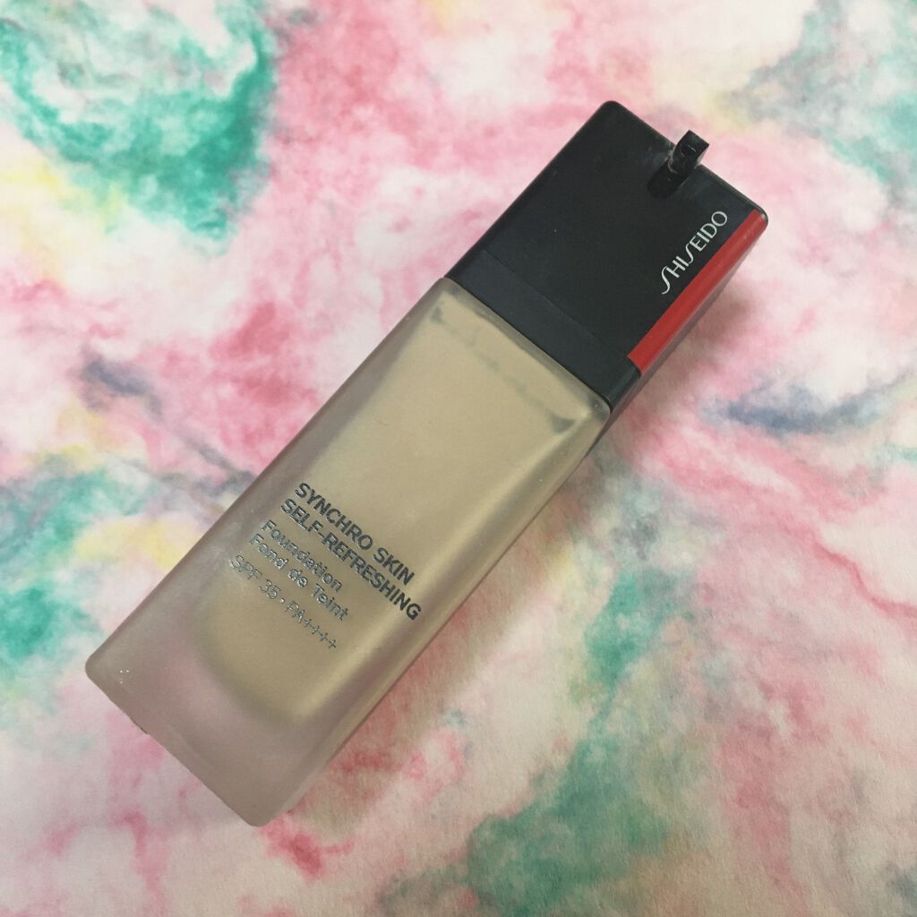 シンクロスキン セルフリフレッシング ファンデーション/SHISEIDO/リキッドファンデーションを使ったクチコミ(1枚目)