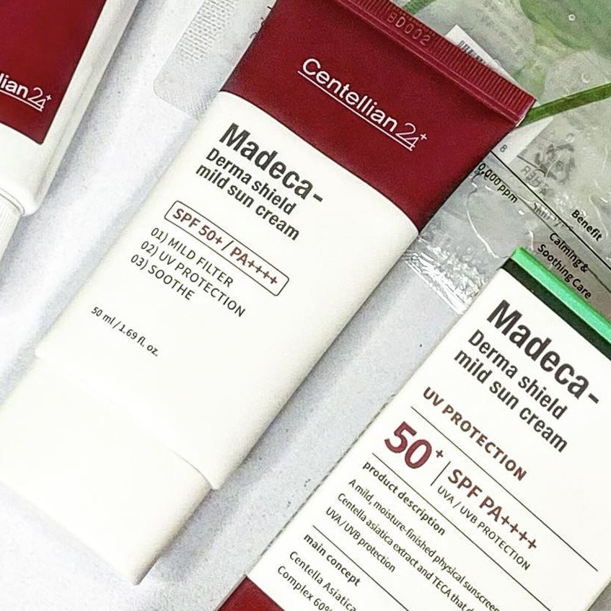 マデカ ダーマシールド マイルドサンクリーム/センテリアン24/日焼け止めクリームを使ったクチコミ（1枚目）