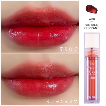 ザ ウォータリーデューティント/MERZY/リップティントを使ったクチコミ(6枚目)