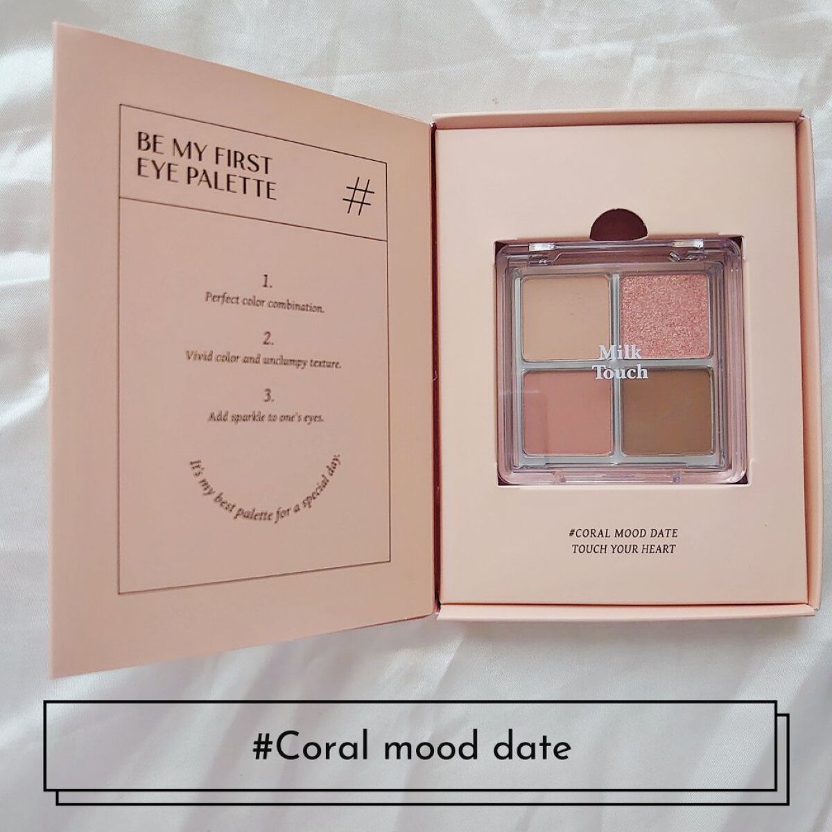 ビーマイファーストアイパレット パープルローズシャワー/Milk Touch/アイシャドウパレットを使ったクチコミ（3枚目）