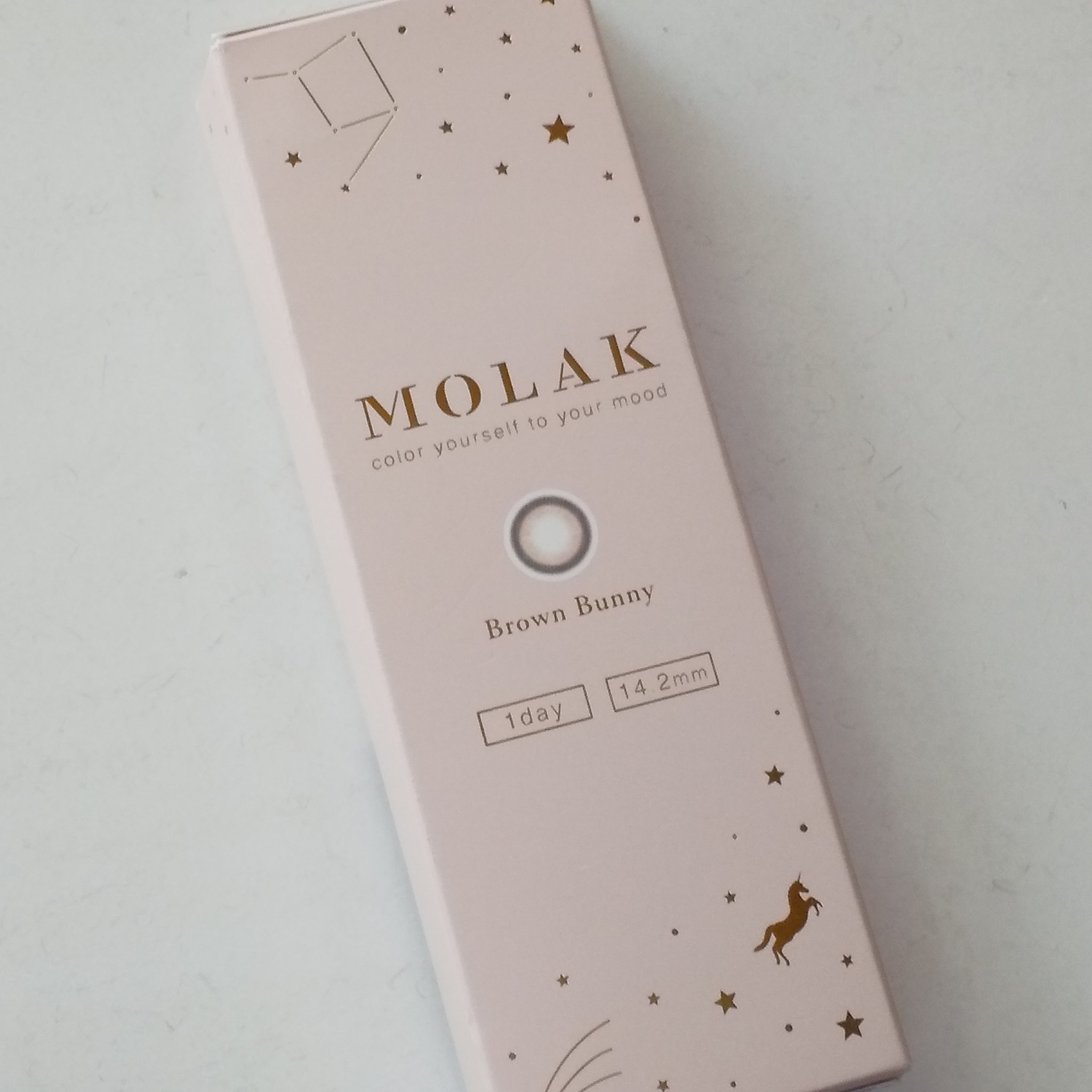 MOLAK 1day ブラウンバニー/MOLAK/ワンデー（１DAY）カラコンを使ったクチコミ（2枚目）