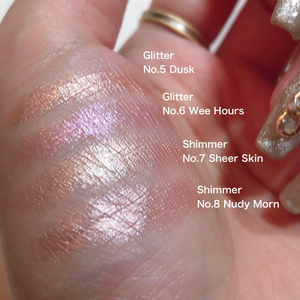 プリティー イージーグリッタースティック/unleashia/グリッターを使ったクチコミ（3枚目）