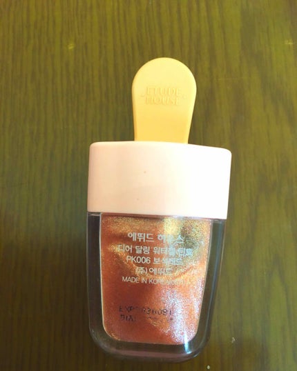 ディアダーリン ウォータージェルティント (アイスティント)/ETUDE/口紅を使ったクチコミ(2枚目)