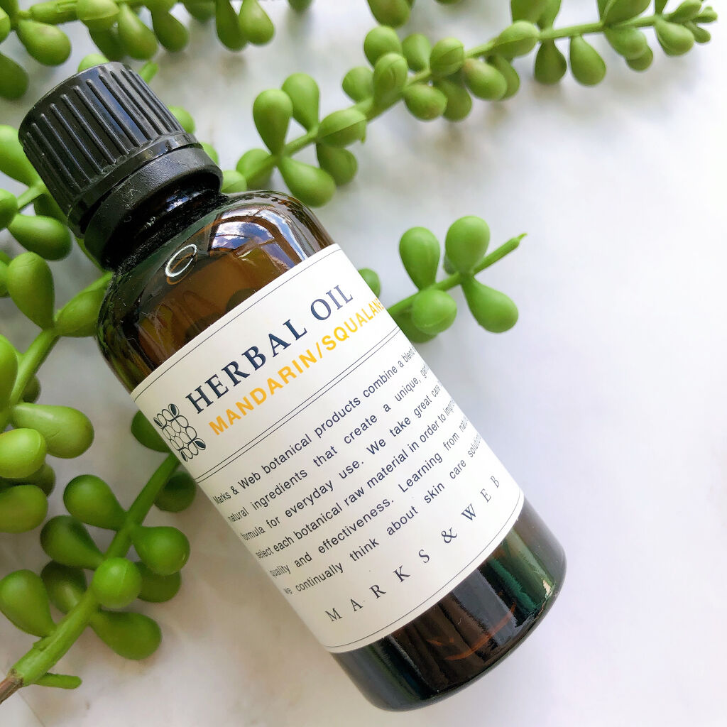 ハーバルオイル マンダリン／スクワラン/MARKS&WEB/ボディオイルを使ったクチコミ（3枚目）