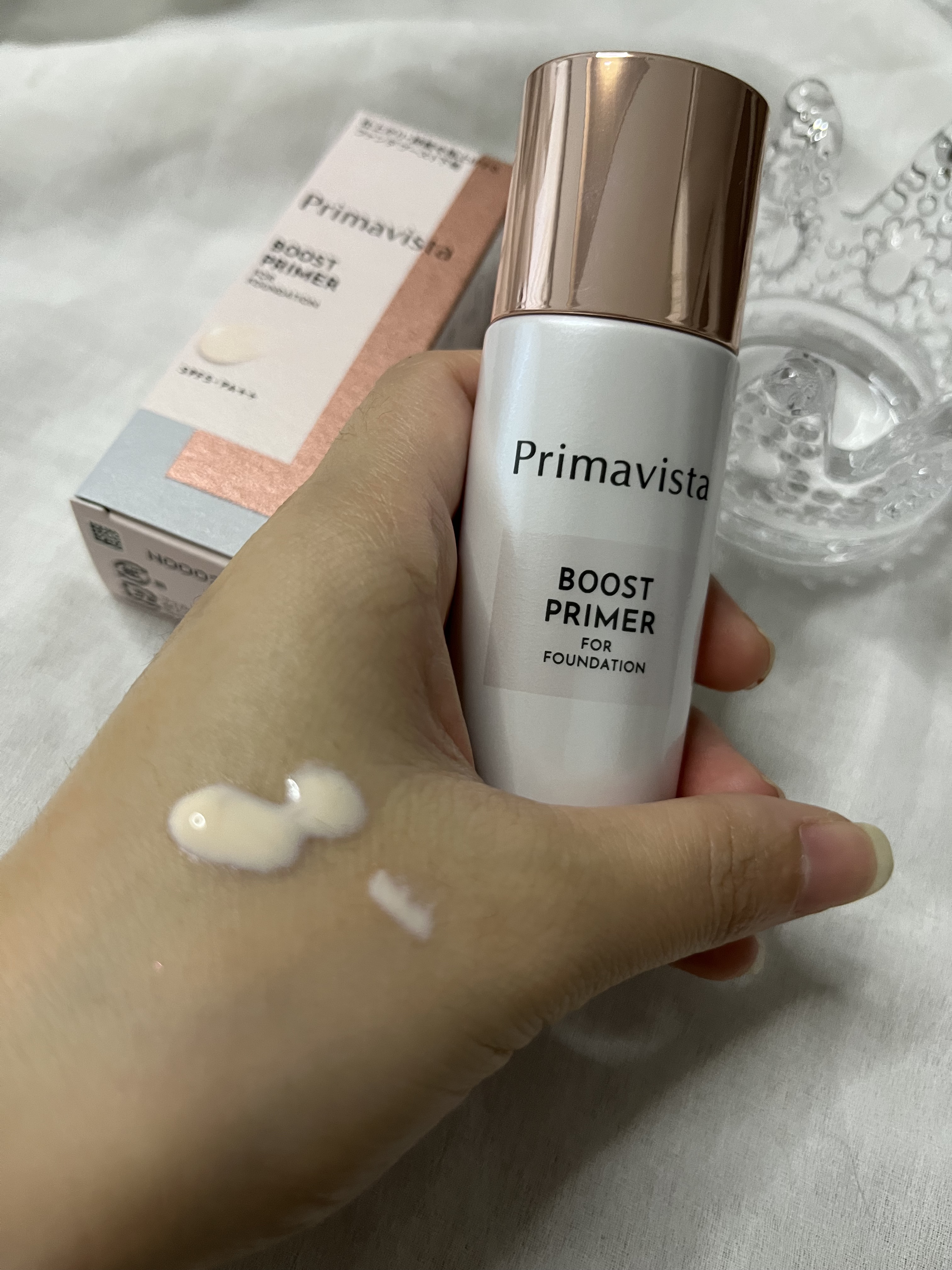 ファンデブースト<皮脂くずれ防止> 25ml/プリマヴィスタ/化粧下地を使ったクチコミ（3枚目）