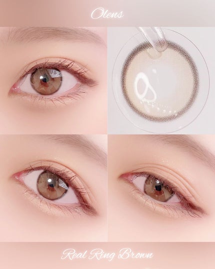 Real Ring 1day/OLENS/ワンデー(1DAY)カラコンを使ったクチコミ(2枚目)