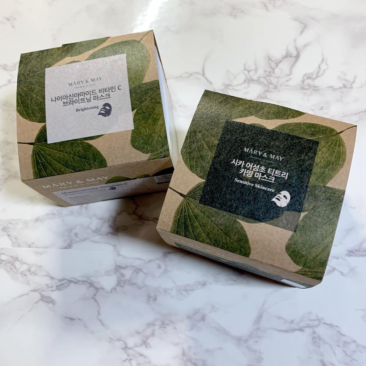 シカドクダミ+ティーツリーカーミングマスク/MARY&MAY/シートマスク・パックを使ったクチコミ(1枚目)