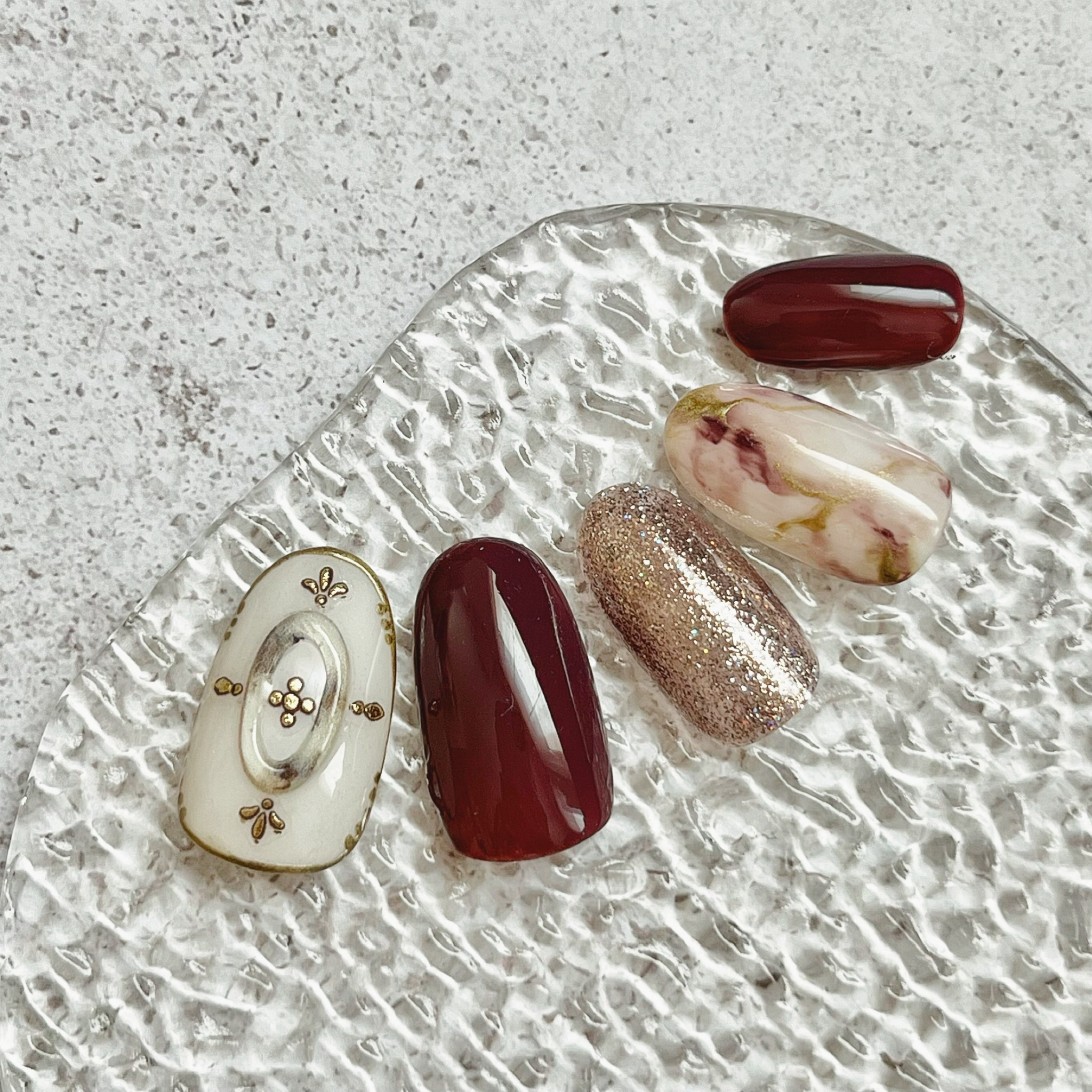 AKI HARASHIMA プロデュース marble frame/tsumekira/ネイル用品を使ったクチコミ（2枚目）