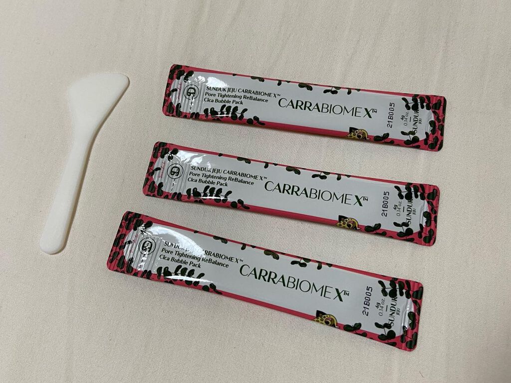 CARRABIOMEX CICA BUBBLE PACK CICAバブルパック/SUNDUK JEJU/その他洗顔料を使ったクチコミ（2枚目）