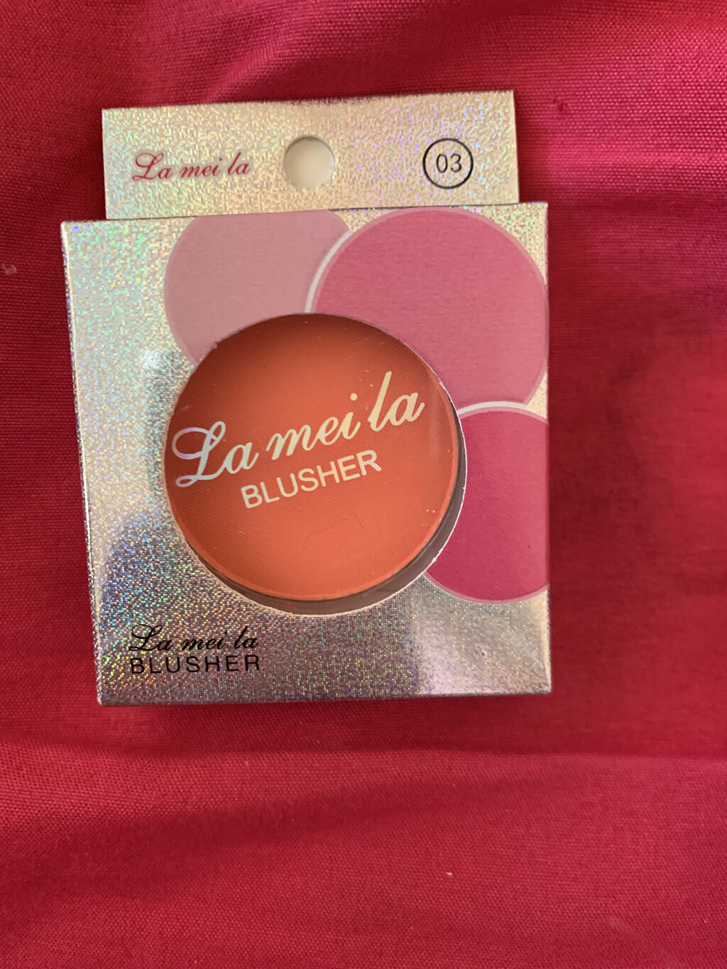 lameila ブラッシャー/Lameila/パウダーチークを使ったクチコミ（1枚目）