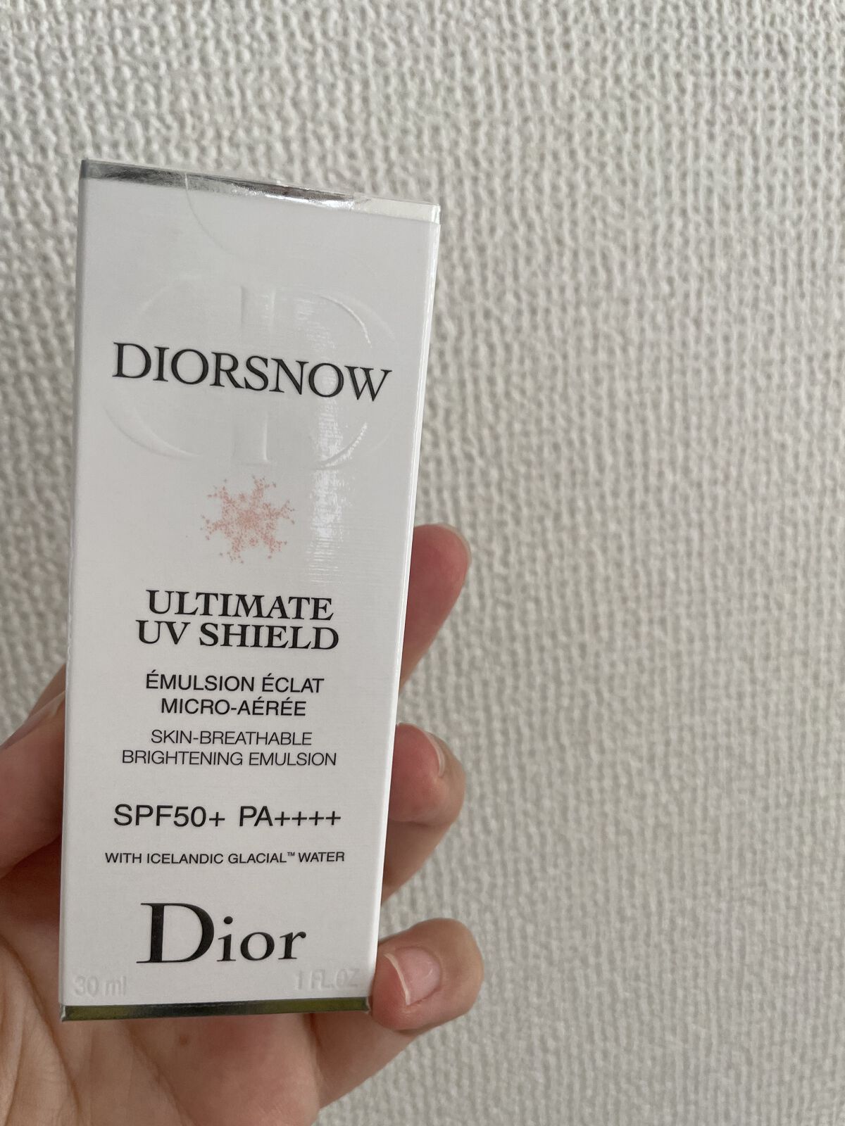 【旧】スノー アルティメット ＵＶシールド 50＋/Dior/日焼け止めミルクを使ったクチコミ（1枚目）