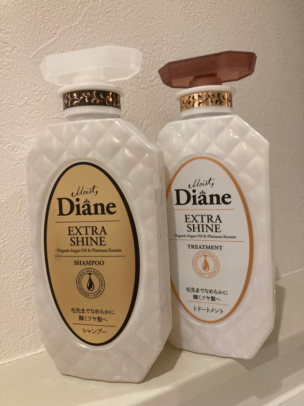 パーフェクトビューティ モイストダイアン エクストラシャイン シャンプー/トリートメント/ダイアン/市販シャンプーを使ったクチコミ(1枚目)
