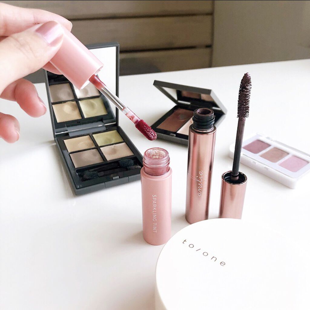 ディメンショナルビジョンアイパレットアリー 02 WONDERFUL WORLD/THREE/ジェル・クリームアイシャドウを使ったクチコミ（1枚目）