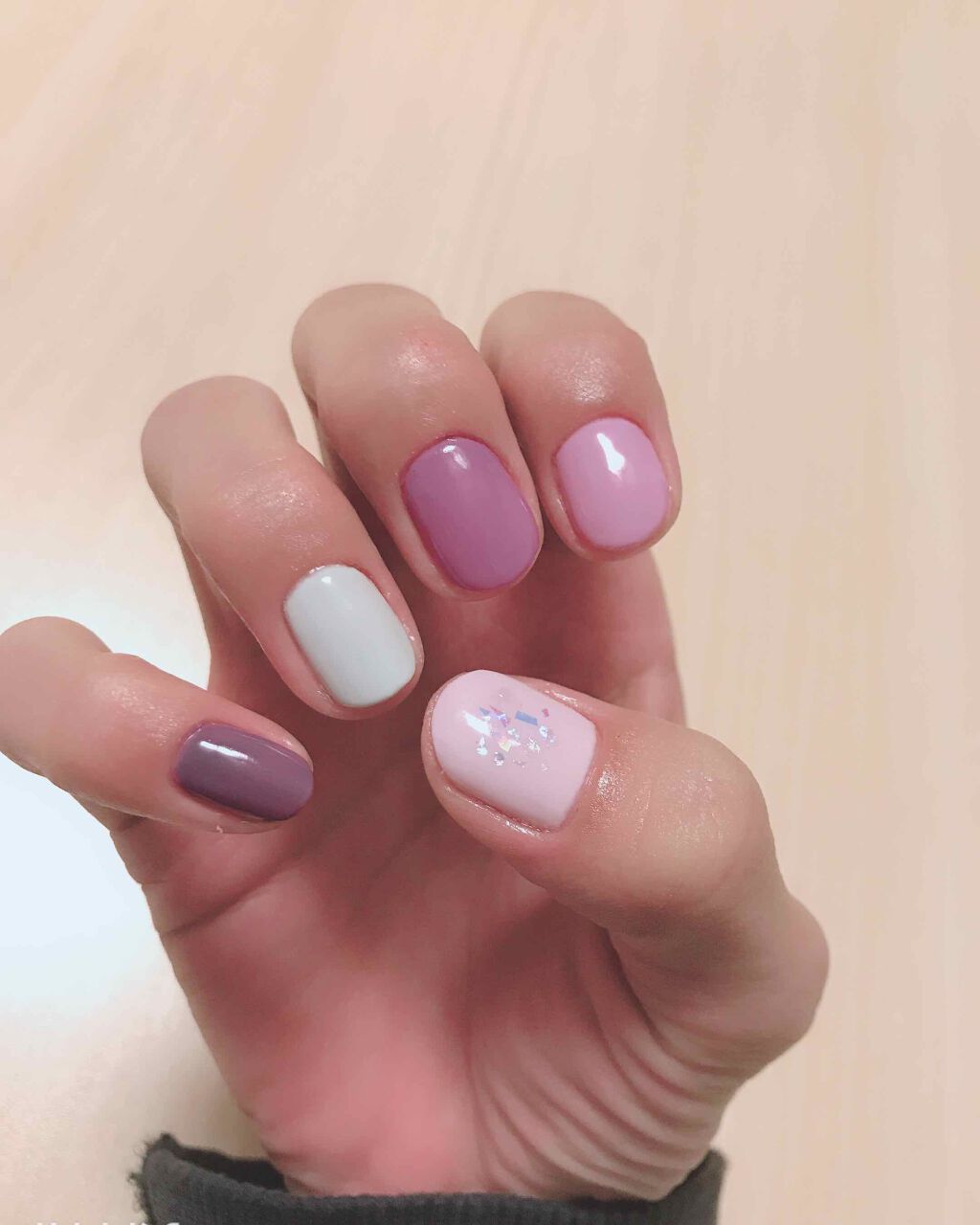 ジェルネイル（ライト対応）/セリア/ジェルネイルを使ったクチコミ（3枚目）