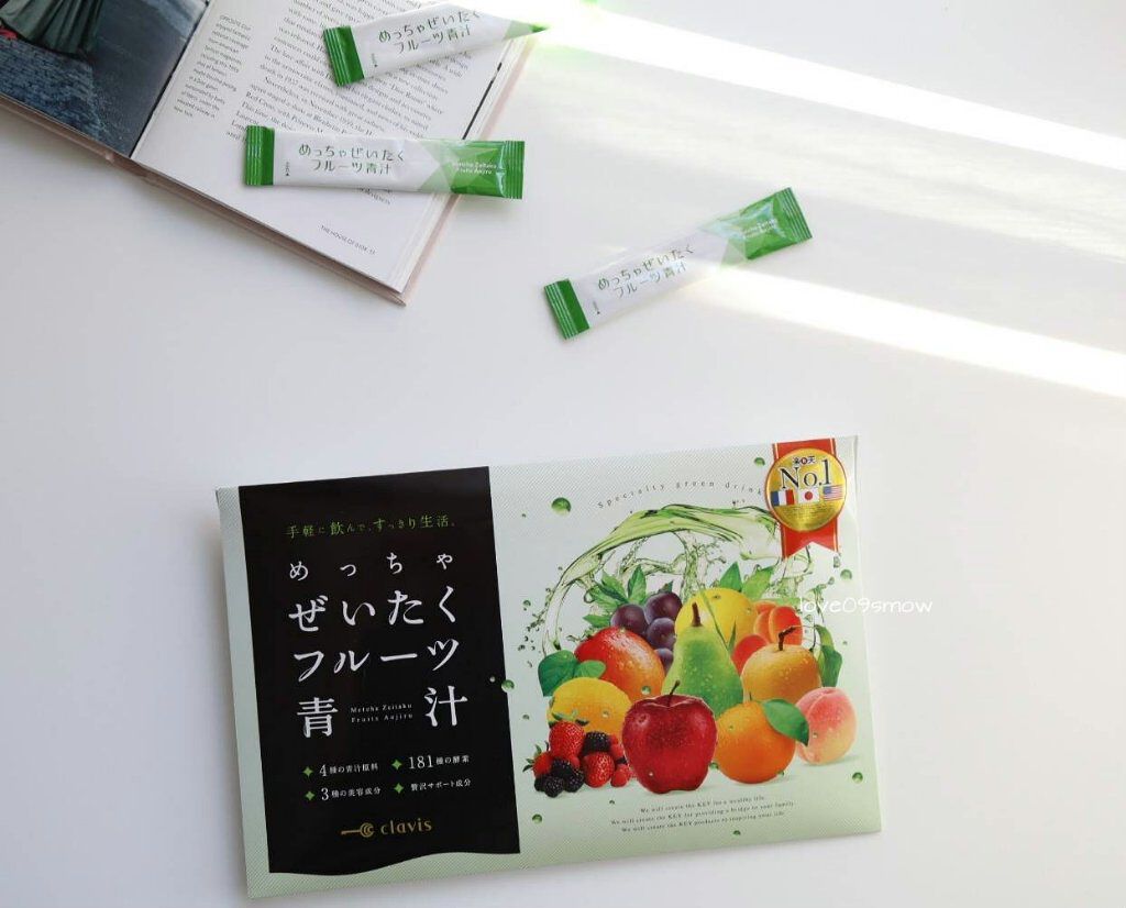 めっちゃぜいたくフルーツ青汁/Libeiro/ドリンクを使ったクチコミ（1枚目）