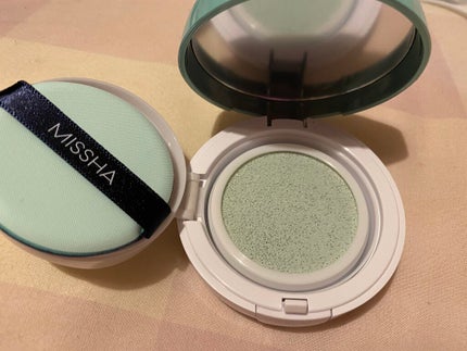 M クッションベース(ミント)/MISSHA/化粧下地を使ったクチコミ(5枚目)
