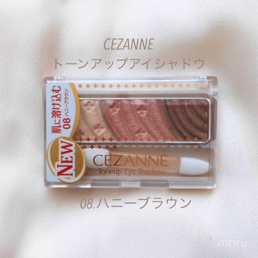 トーンアップアイシャドウ/CEZANNE/アイシャドウパレットを使ったクチコミ（2枚目）