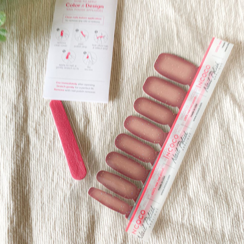 INCOCO インココ マニキュアシート/インココ/ネイルシールを使ったクチコミ(7枚目)