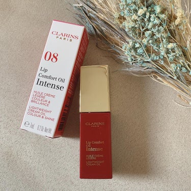 コンフォート リップオイル インテンス 08 インテンス バーガンディ/CLARINS/リップグロスを使ったクチコミ（1枚目）