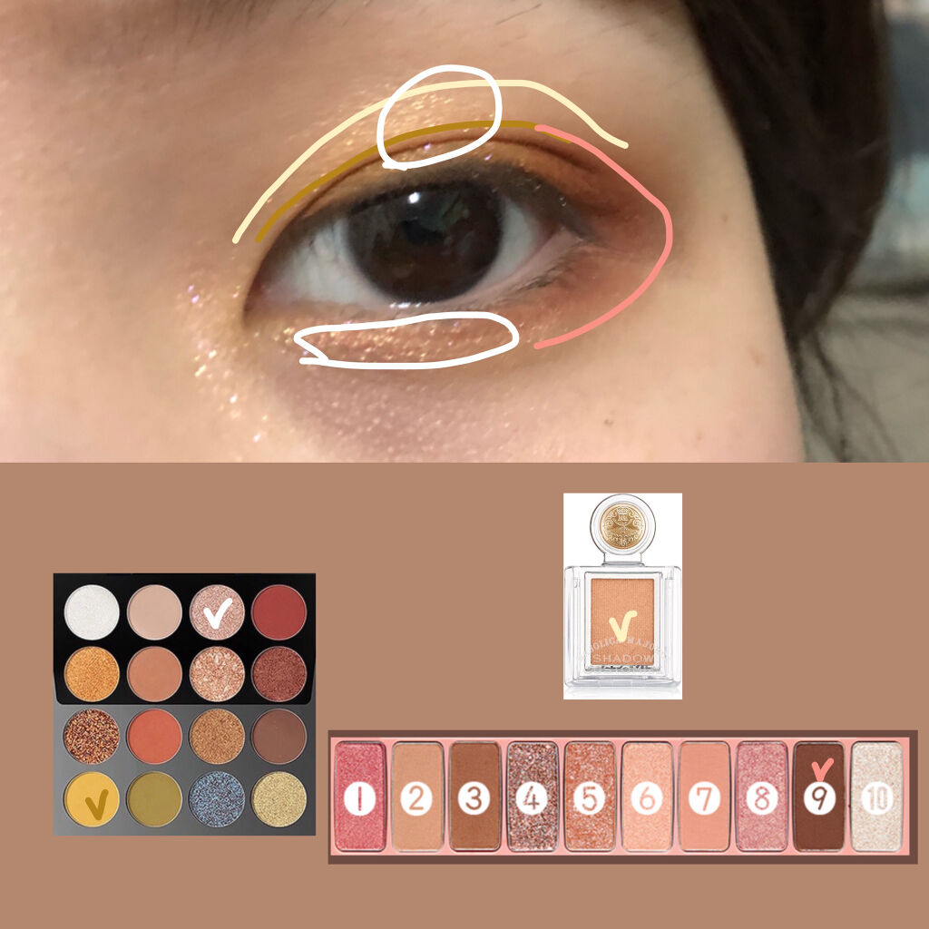 プレイカラー アイシャドウ/ETUDE/アイシャドウパレットを使ったクチコミ（2枚目）