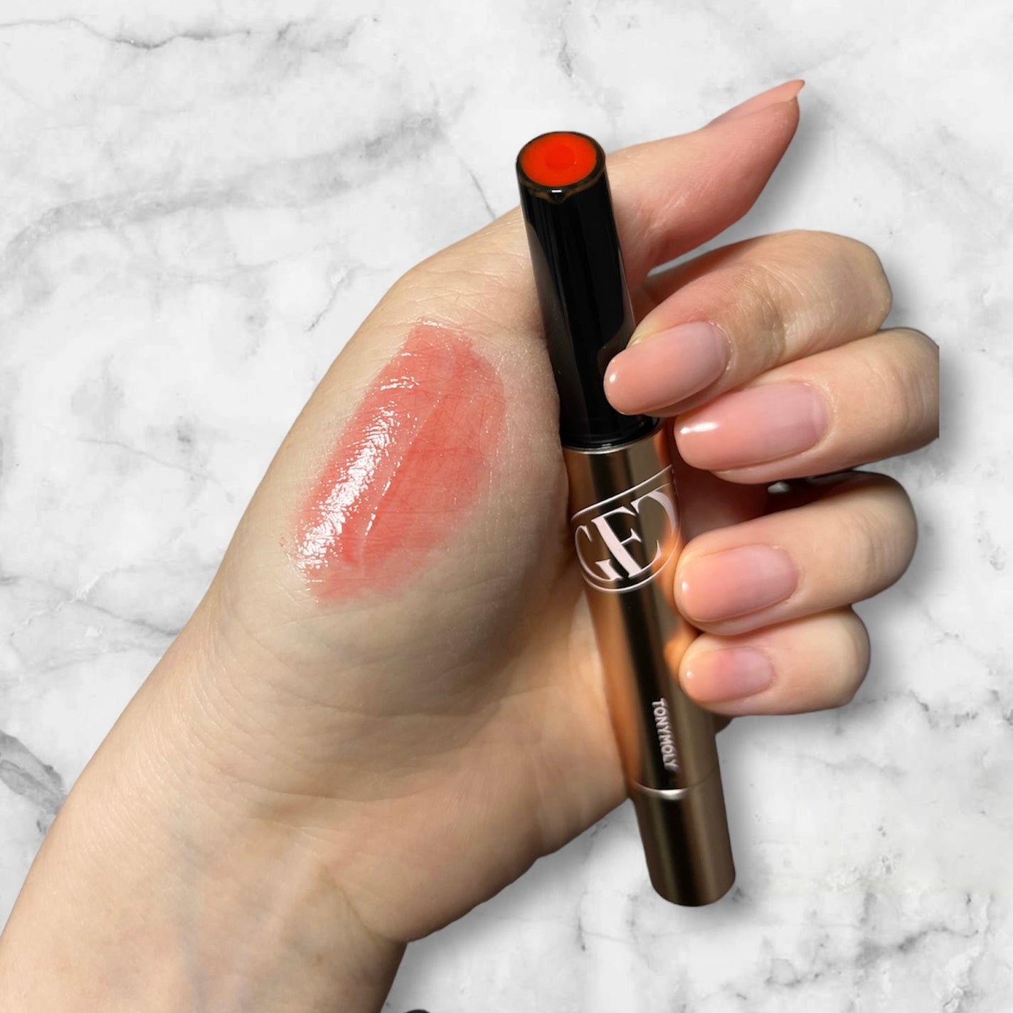 ゲットイットティントグレーズバーム/TONYMOLY/リップティントを使ったクチコミ(1枚目)