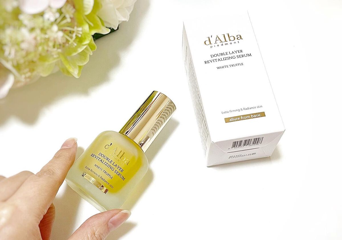 ホワイトトリュフダブルレイヤーリバイタライジングセラム/ダルバ/美容液を使ったクチコミ(1枚目)