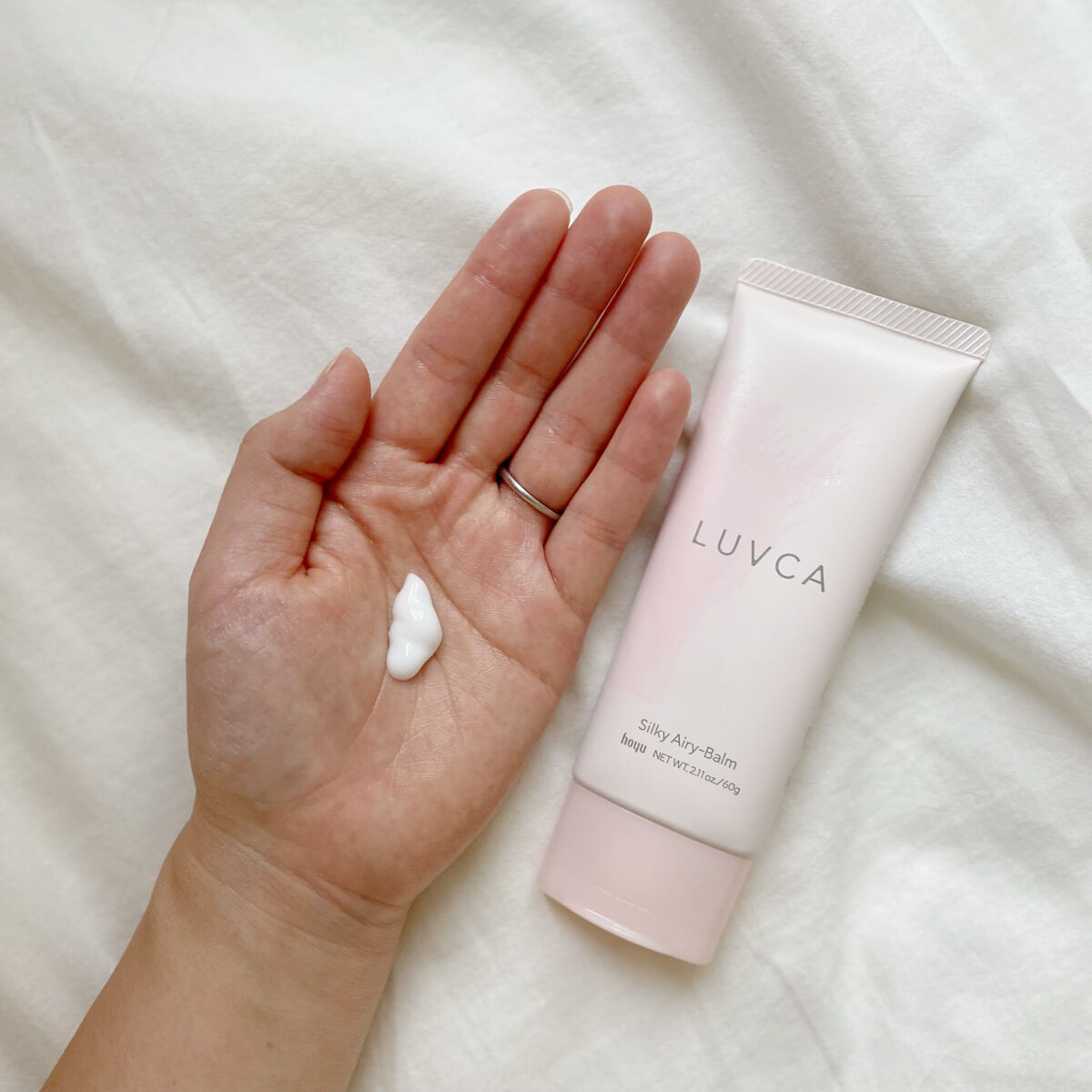 シルキーエアリーバーム/LUVCA/ヘアバームを使ったクチコミ（2枚目）