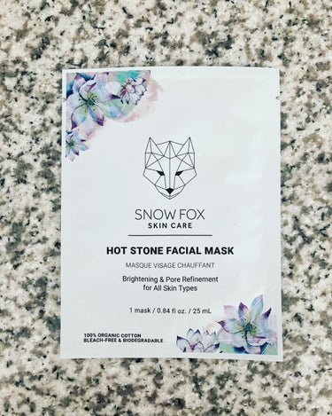 SNOW FOX SKINCARE ホットストーン マスクのクチコミ「ホットストーン マスクを使用しました♥
🦊のパッケージがかわいくてプレゼントにも喜ばれますね♥.....」（2枚目）