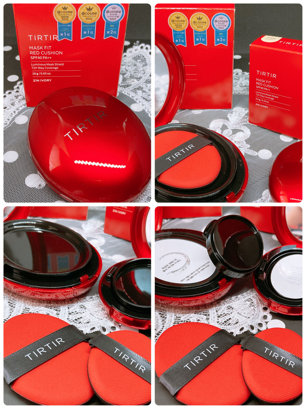 マスク フィット レッド クッション/TIRTIR(ティルティル)/クッションファンデーションを使ったクチコミ（1枚目）