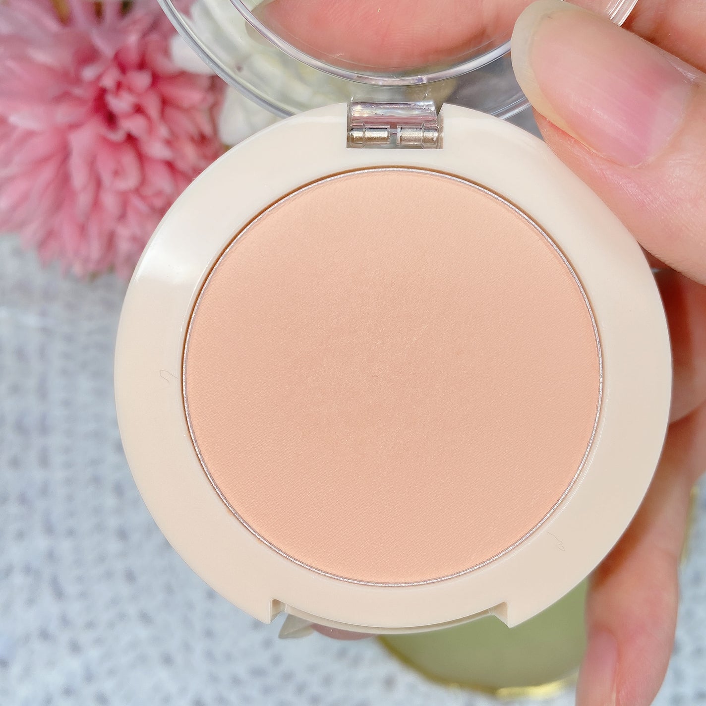 ベアブラッシャー パフ付き/フォレンコス/パウダーチークを使ったクチコミ(2枚目)