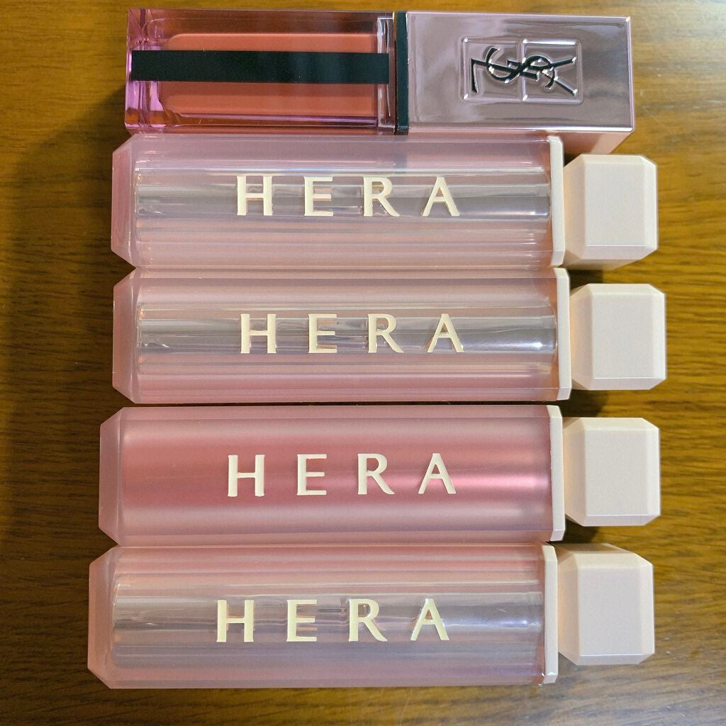 自分のベストコスメ探し on LIPS 「最近買い揃えたリップ5本です!イヴサンローランとHERAです。..」(2枚目)