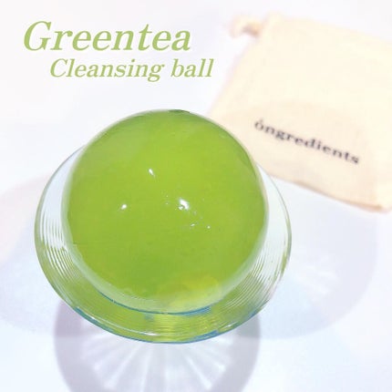 Jeju Green Tea Cleansing Ball/Ongredients/æŽé¡ç³é¹žã䜿ã£ãã¯ãã³ãïŒ1æç®ïŒ