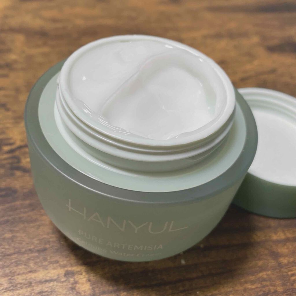 ピュアアルテミシア カーミングウォータークリーム/HANYUL(ハンユル)/フェイスクリームを使ったクチコミ（2枚目）