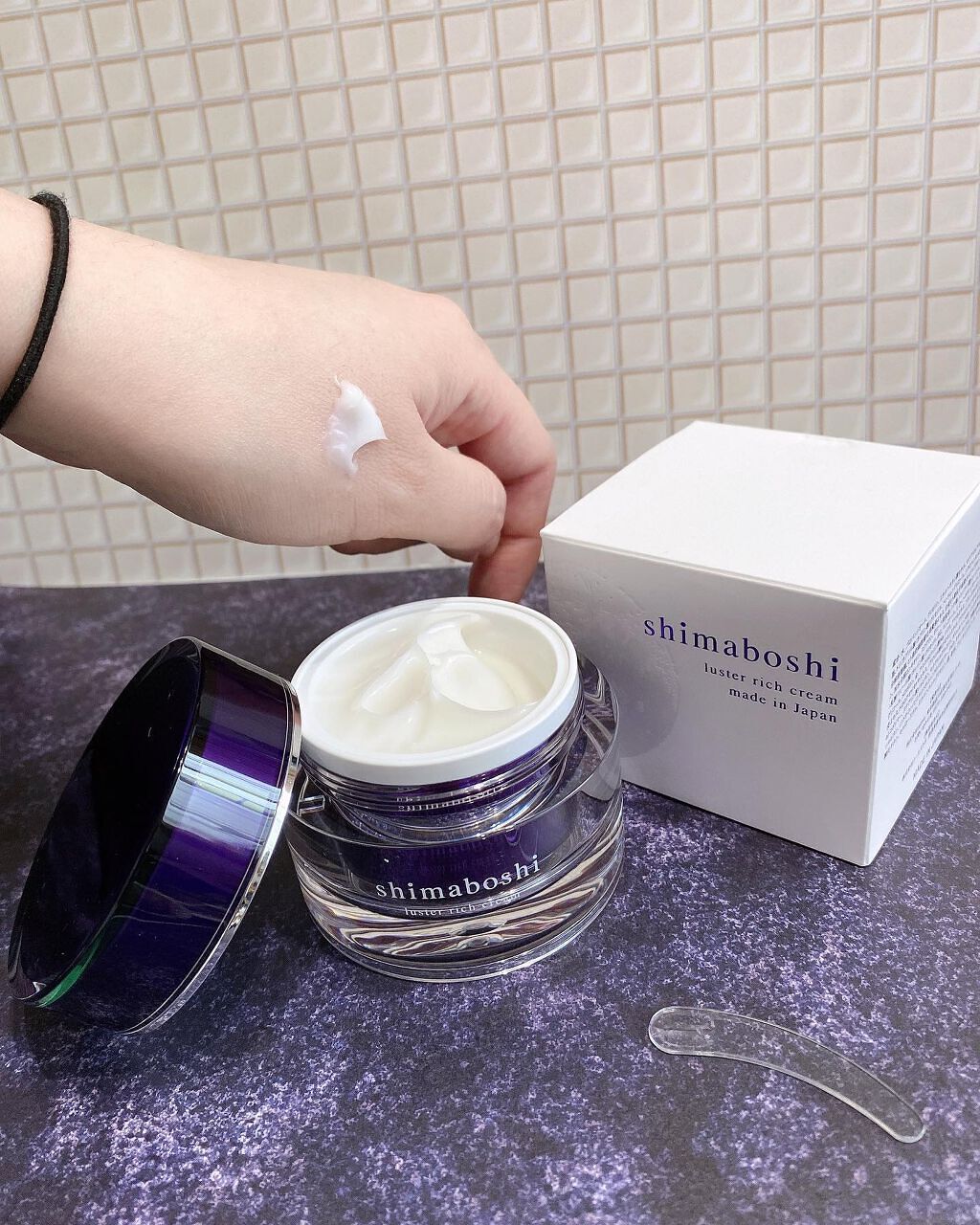 ラスターリッチクリーム/shimaboshi/フェイスクリームを使ったクチコミ（1枚目）