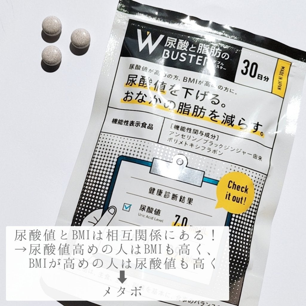尿酸と脂肪のダブルバスター/ダブルバスター/健康サプリメントを使ったクチコミ(2枚目)