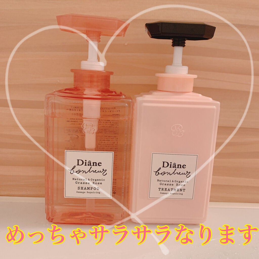 グラースローズの香り/シャンプー&トリートメント/ダイアン/市販シャンプーを使ったクチコミ(1枚目)