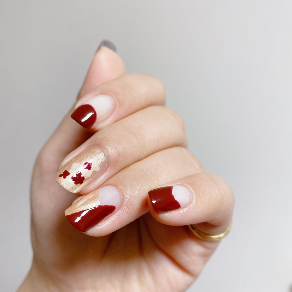 ネイル カラー ポリッシュ 126 香箔 -KOUHAKU (限定)/SUQQU/マニキュアを使ったクチコミ（2枚目）